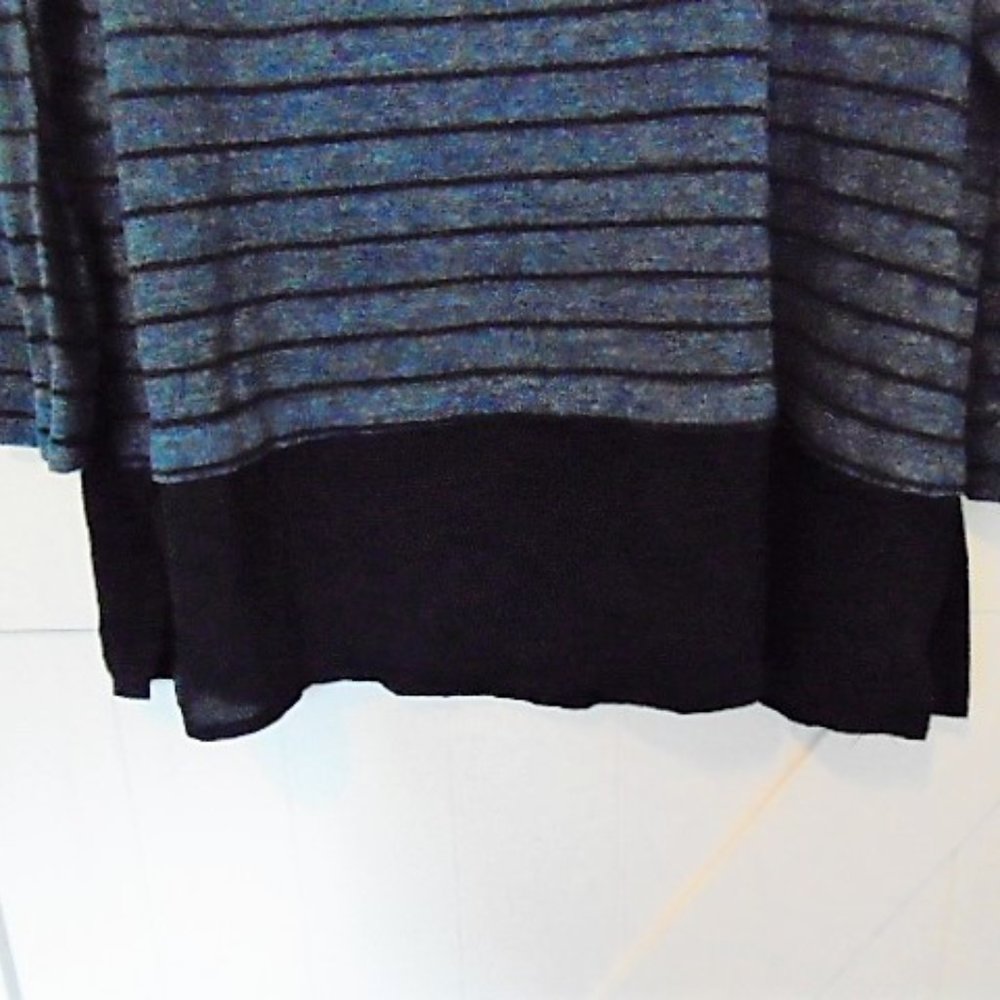 Ann‎ Taylor LOFT Long Sleeve Striped Tunic Top - Picture 3 of 6